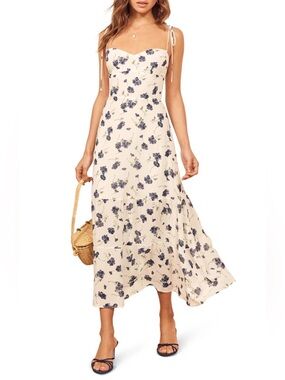 Reformation Emmie Floral Midi Dress | Size 4